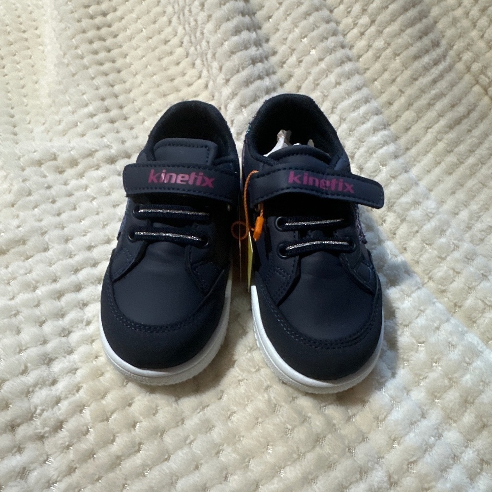 NWT glitter purplish/blue toddler sneakers shoes in size 24